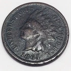 1864 Bronze Indian Head Penny Beautiful Coin Rare Date