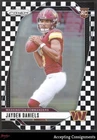 2024 Panini Prizm Prizms Black and White Checker #347 Jayden Daniels RC Rookie