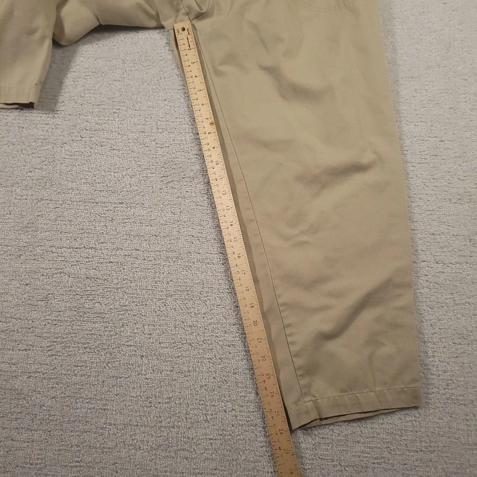 Pantalones Cabin Creek Pull On para Mujer 18WP Caqui Pequeño Cintura Elástica Pierna Cónica Foto 4 de 4