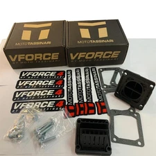 2X OEM Banshee V Force 4 Reed Valve Cage System Yamaha YFZ 350 Moto Tassinari