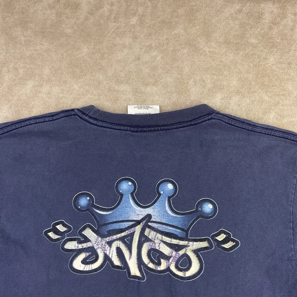 复古 JNCO T 恤 Ying Yang Double Dragons Skater 90 年代 T 恤青少年尺寸 M 美国 — 第 2/4 张图片