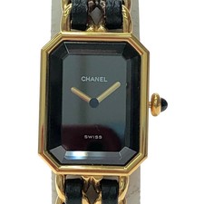 CHANEL Ladies Women's Watch Quartz Premiere H0001 Gold Used