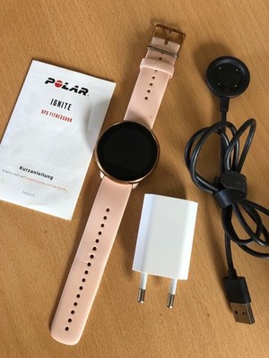 Polar Ignite  GPS Sport-Smartwatch Pulsuhr Fitness rosa gold