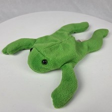 ORIGINAL 1993 Beanie Baby - Legs The Frog - PVC Pellets RARE Retired