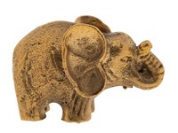 Elefant Messing H 1,7 Cm B 2,7 Cm 22 G Messingelefant Messingfigur GlüCksbringer