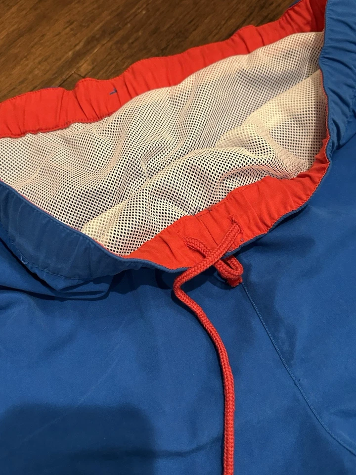 U.S. Polo Assn. Bañador XL azul rojo forrado de malla para hombre Foto 4 de 4