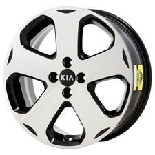17" Kia Rio Wheel Rim Factory OEM 74660 2012-2017 Machined Black