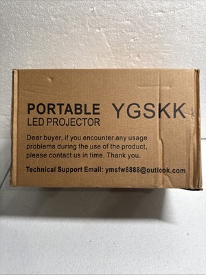 Portable LED projector- YGSKK- Opened Box