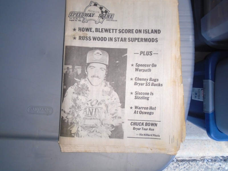 VINTAGE Speedway Scene Auto Racing Paper AUGUST 24,  1984  Issue No. 11