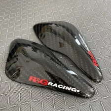 For Triumph Street Triple 765 S R RS Carbon Fiber Fuel tank Slider sticker