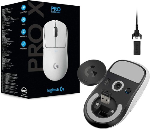 Logitech G PRO X SUPERLIGHT G-Maus, OHNE STICK, 150 Mio-Klick Switches, weiß 2 - Bild 9 von 11