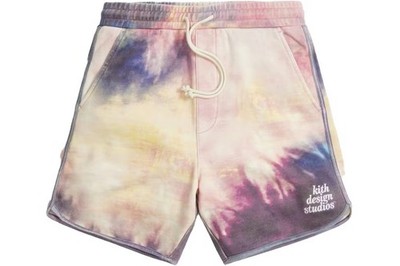 NWT Kith Monday Program Tie Dye Jordan Short Sz XL Purple/Pink New With Tags