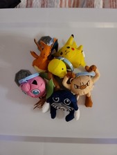Burger King Vintage Pokemon Promotion Plush Toy Nintendo 2000 Rare Lot of 6 Toys
