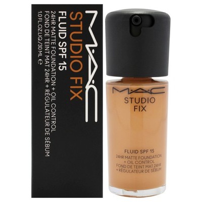 Studio Fix Fluid SPF 15 24HR Matte Foundation-NC45 Bronze by MAC- 1 oz