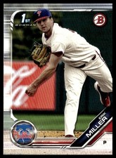 2019 Bowman Draft Erik Miller Philadelphia Phillies #BD-191