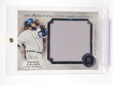 PRINCE FIELDER 2013 TOPPS MUSEUM COLLECTION GAME USED JUMBO PATCH /50 Q3403