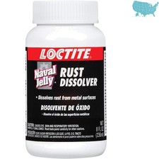 8 fl oz Naval Jelly Rust Dissolver - Quick Acting Liquid for Metal Restoration