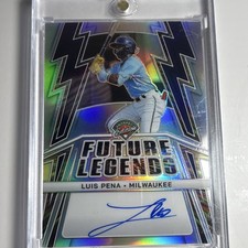 Panini 2025 Prospect Edition Future Legends Luis Pena Auto #FLS-LP Brewers