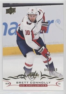 2018-19 Upper Deck UD Exclusives 40/100 Brett Connolly #441 o1h