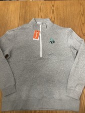 Nike Mens New York Liberty 1/4 Zip pullover Sweatshirt Gray size XL NWT