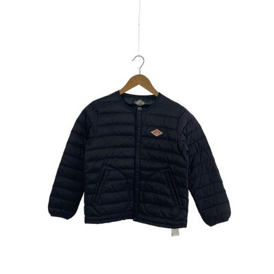 DANTON Crew neck inner down jacket/XS/Nylon/BLK/JD-8644
