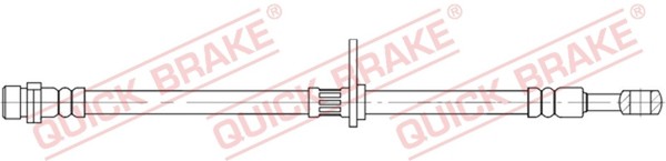 Bremsschlauch Quick Brake 58.851 FüR CR Honda M10X1 5 4 Dtec RE6 4WD RM1 AWD RE5-image
