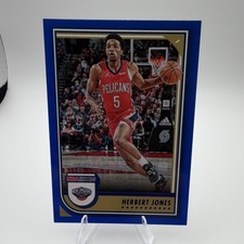 Panini NBA Hoops Herbert Jones Hyper Blue #144 2022-23 New Orleans Pelicans