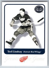 2001-02 Fleer Greats of the Game #74 Ted Lindsay Detroit Red Wings