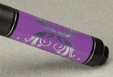 LUCKY L59 MCDERMOTT PURPLE Two-Piece Billiard Pool Cue Stick w/ Irish Linen Wrap