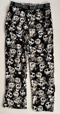 Disney Nightmare Before Christmas Jack Skellington Fleece Lounge Pants Size S