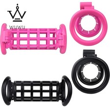 Chastity Cage for Couple Lock At The Same Time New Confinement Chastity Device