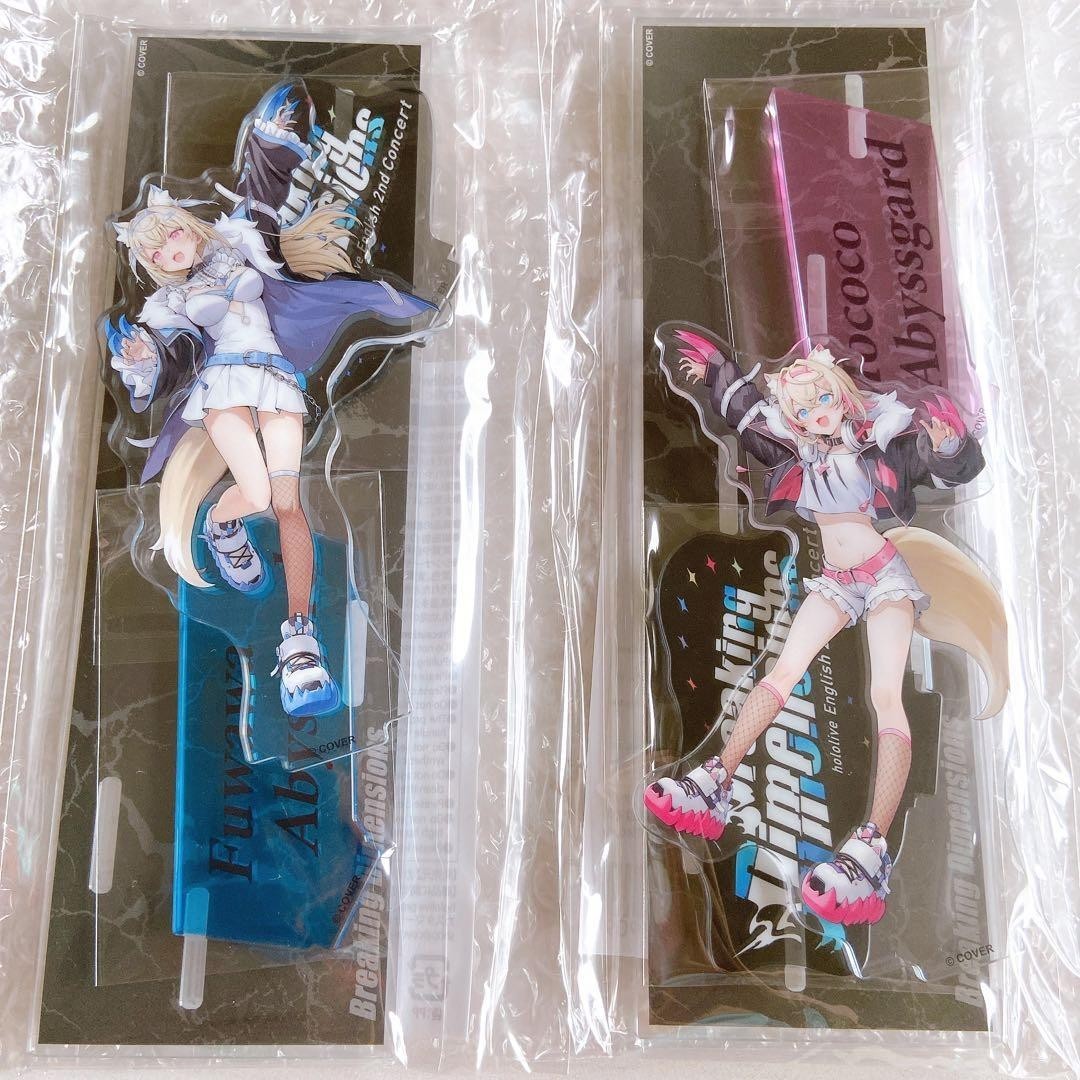 フワワ モココ アクリルスタンドセット Breaking Dimensions Hololive English 2nd Concert -Breaking Dimensions FUWAMOCO Acrylic