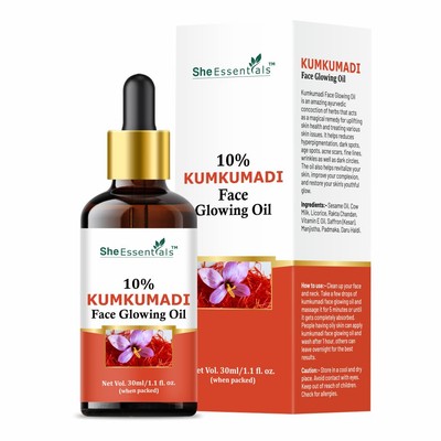 She Essentials Kumkumadi Gesichtsöl Für Alle Hauttypen 30ml