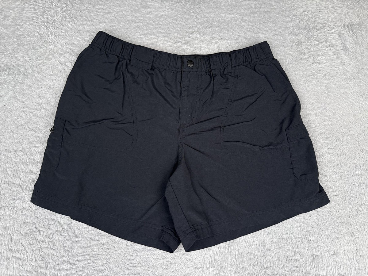 Columbia Shorts Women Medium Black Nylon Sandy River Cargo Pockets