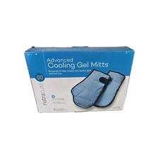 Natra cure Advanced Cooling 1 Pair Gel Mitts, Reduce neuropathy pain