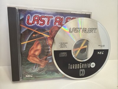 Last Alert TurboGrafx-16 CD PC Engine Tested  Complete CIB