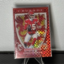 2025 Panini Rookies & Stars Crusade Prizm Patrick Mahomes II #1 Red Plaid Chiefs