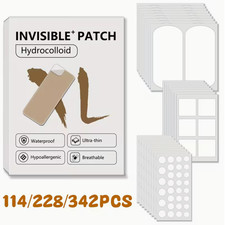 114/228/342pcs Invisible Ultra Thin Breathable Hydrocolloid Patches