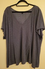 Torrid 5 5X Princess Seams Dark Gray Lace Blo...