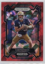 2024 Panini Prizm Draft Picks Red Ice Prizm Sam Hartman #149 1oa8