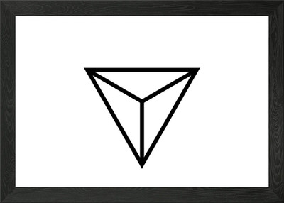 Magic Glyph Circle Rune Framed Wall Art Poster Canvas Print Picture