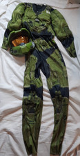Halo Infinite Master Chief Full Helmet Child Halloween Costume KIds L 10-12 