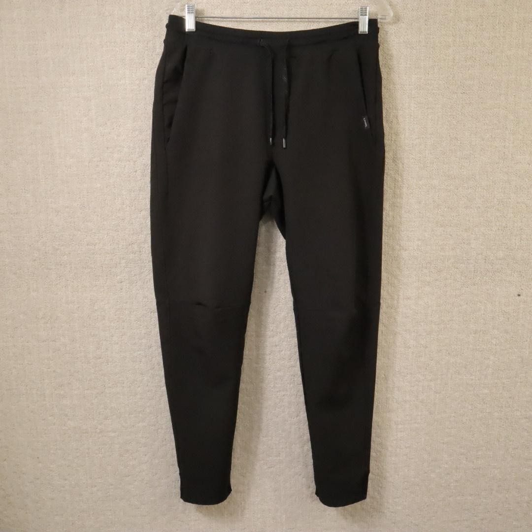 UNRL Jogger Pants Mens Small Black Knit Stretch Athletic Performance Tech