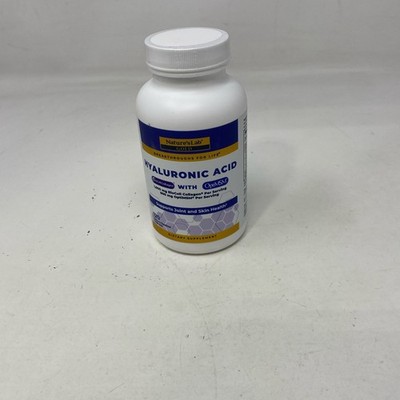 Nature's Lab Hyaluronic Acid + BioCell Collagen & MSM, 120 Capsules White