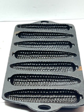 Vtg Old Mountain Cast Iron corn cob corn bread pan country cottage core 12 "