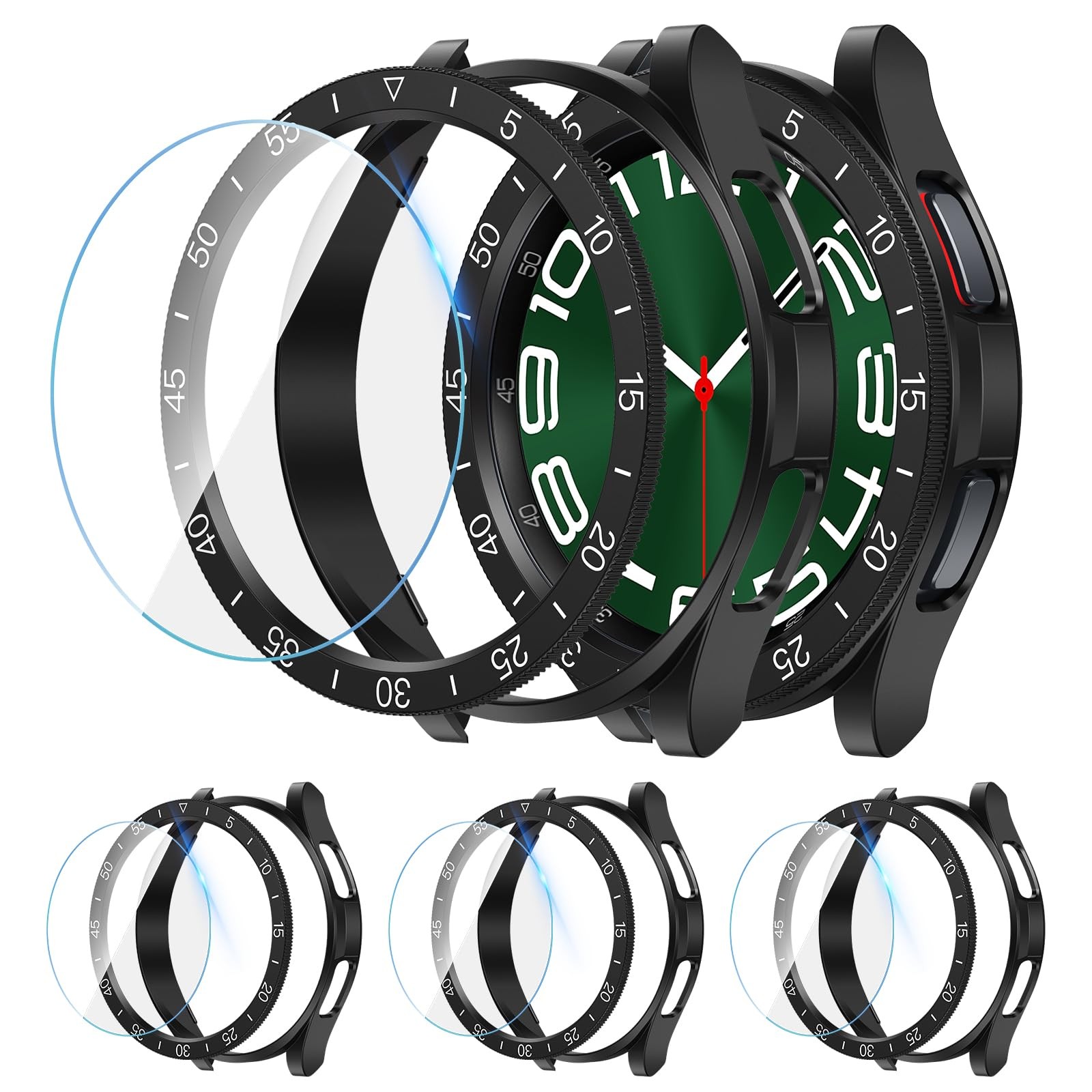 Coque Samsung Galaxy Watch 6 Classic 47mm vitre protection écran 9H