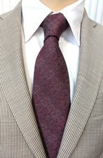 NEU - Striessnig Herren Anlass / Business Krawatte - unifarben violett meliert !