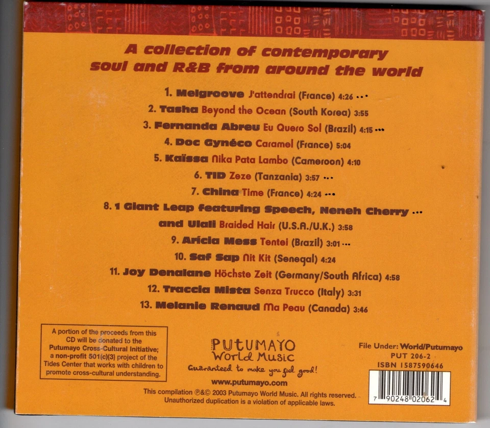 Putumayo - Global Soul - Bild 2 von 2