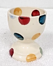 Emma Bridgewater Polka Dot Egg Cup 1 3/8 In Tall Great Shape