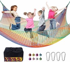 Climbing Net for Kids - 14.8FT X 9.9FT Double Layers Heavy Duty Playground Safet